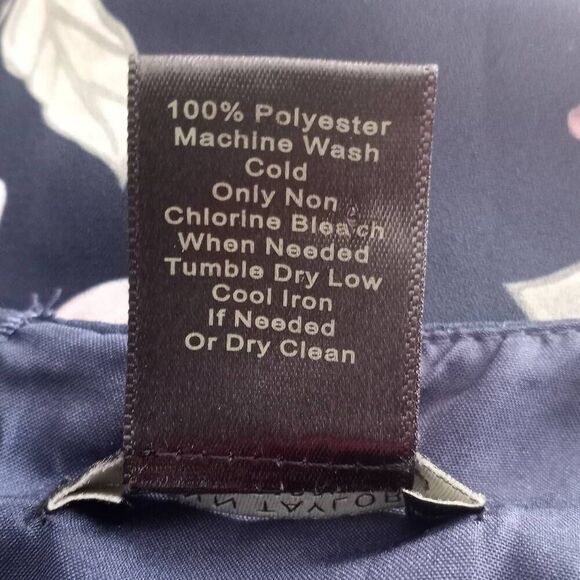 ANN TAYLOR NAVY FLORAL SHIFT DRESS SZ.4P EUC. - Picture 6 of 6